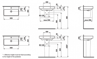 Раковина Laufen PRO 8.1895.9.000.104.1 60х38